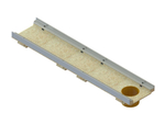 Лоток водоотводный мелкосидящий CompoMax Drive DN150 полимербетонный H60 кл.С,D,E