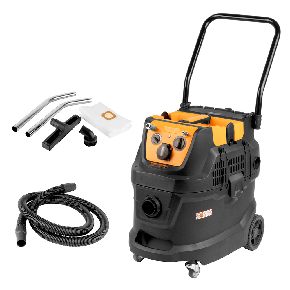 WDK-DUSTER EP+ Промышленный пылесос 1600W/40L с подключением электро и пневмоинструмента