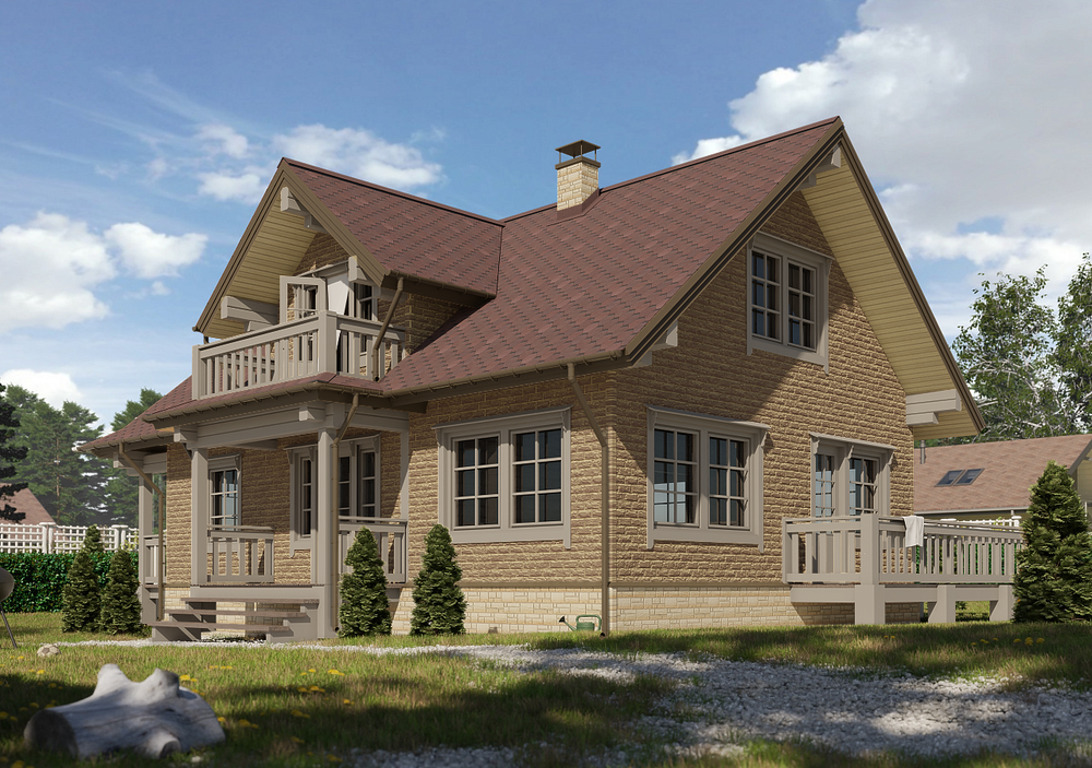 Фасадная панель Дюфур, Капрун