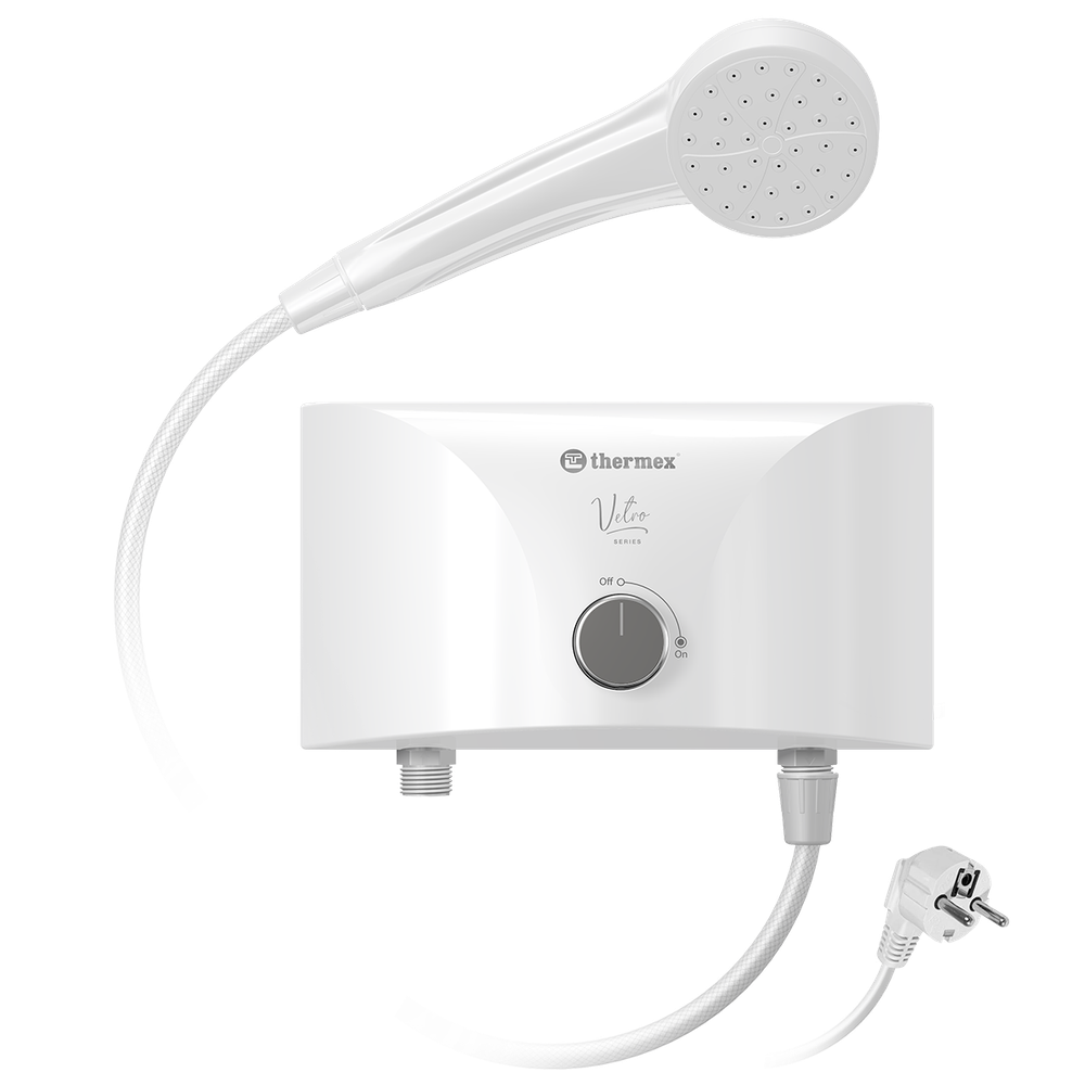Электроводонагреватель проточный THERMEX Vetro 3500 shower