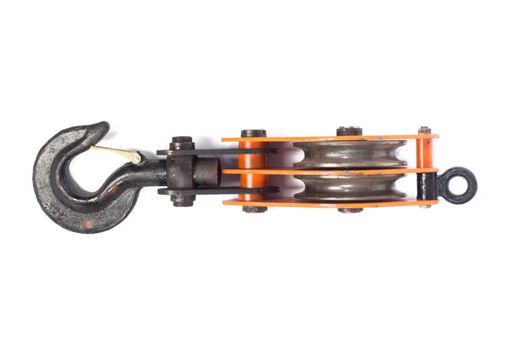 Блок монтажный двухрольный с крюком TOR HQG(L) K2-1 т