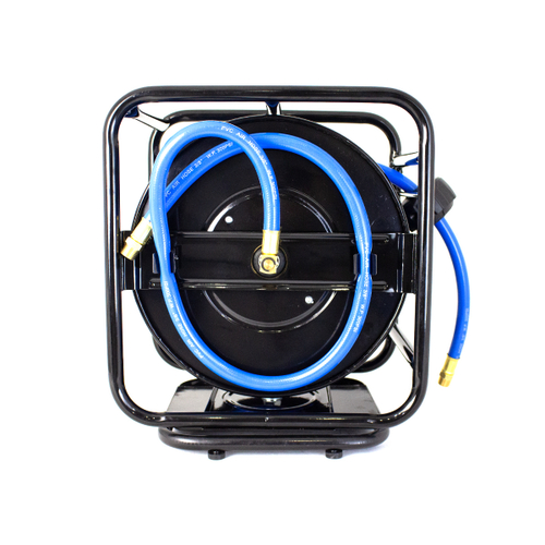 WDK-65720 Катушка ручная с пневмошлангом и БРС 10х14 мм, 20 м