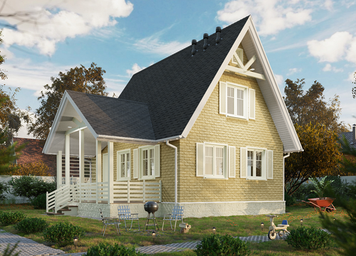 Угол Дюфур, Вербье для фасадных панелей