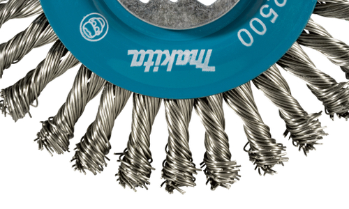 Щетка проволочная дисковая X-lock (d115 мм, толщ. проволоки 0,5 мм, тонкие пучки ) Makita D-73368