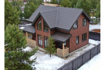 Металлочерепица классик 0,5 Satin RR 32 темно-коричневый