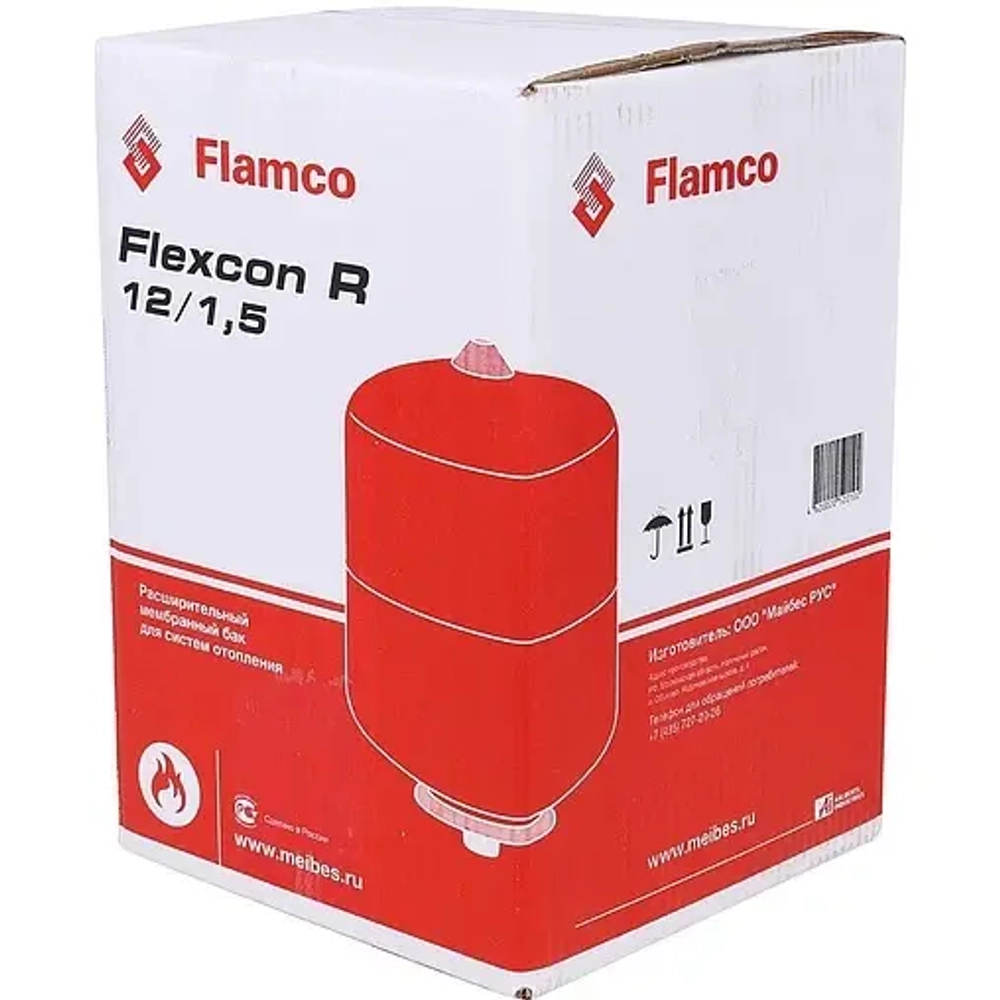 Расширительный бак Flamco Flexcon R 12л 6 бар 16014RU