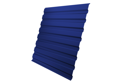 Профнастил C20A 0,45 PE с пленкой RAL 5002 ультрамариново-синий