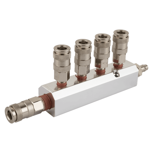 HRS-SM4BA Разветвитель с увеличенной пропускной способностью: пять выходов, 1/4'' - 1/4'', вход со штекером