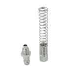 OPT-730PPS Штуцер быстроразъемного соединения пневматического с пружинкой, резьба  3/8"