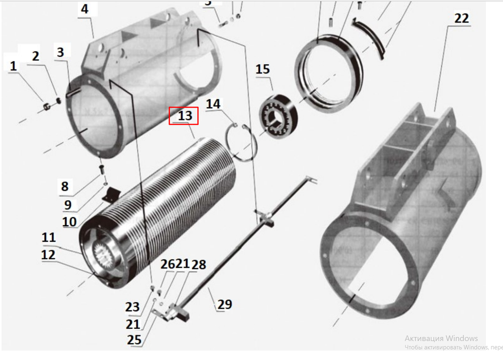 Барабан для талей электрических CD1 5,0 т 6 м