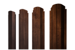 Штакетник П-образный А фигурный 0,45 Print Premium Cherry Wood Fresh TwinColor