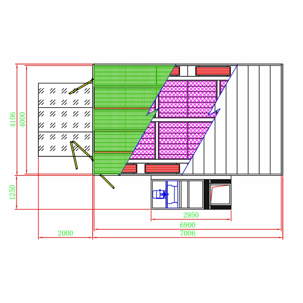 WDK-210ER Окрасочно-сушильная камера на электрических ТЭНах