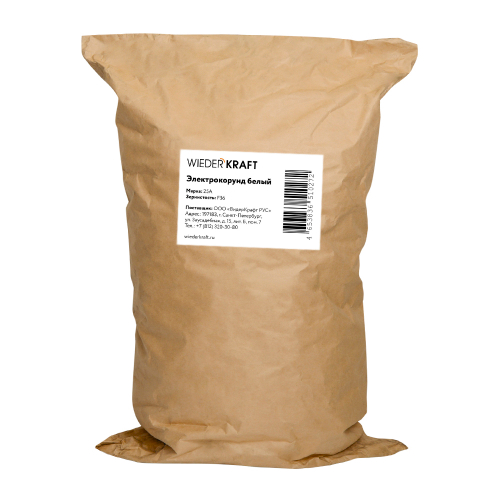 WDK-KR6 Электрокорунд 25A белый фракция F36  (0,63мм). Абразивный шлифовальный материал 10кг мешок