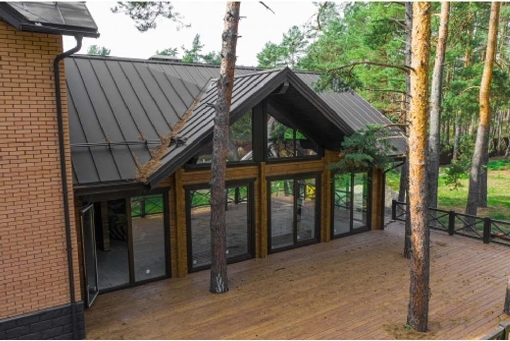 Кликфальц Pro Grand Line 0,5 Rooftop Бархат с пленкой на замках RR 32 темно-коричневый