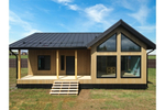 Кликфальц Grand Line 0,45 Drap с пленкой на замках RAL 9005 черный