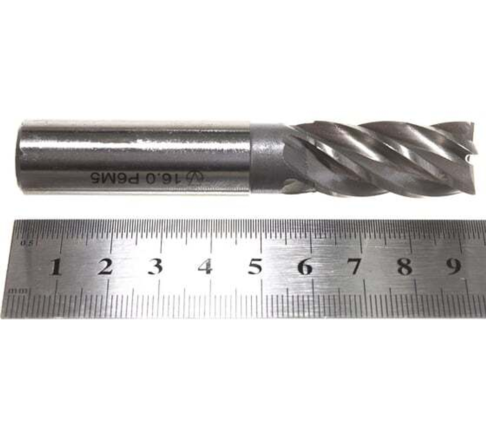 Фреза концевая (16х92х32 мм; Р6М5; 5 перая; ц/х) GRIFF a300059