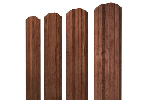 Штакетник Twin фигурный 0,45 Print Premium Rowan Fresh TwinColor