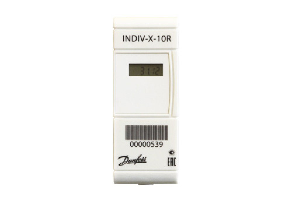 Ридан 187F0014GR INDIV-X-10RG — распределитель радио с выносным датчиком, питание — 3-вольтовая литиевая батарея, масса — не более 75 гр