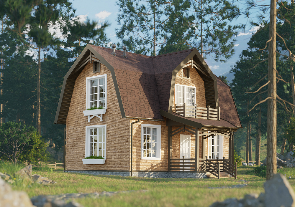 Гибкая черепица Lux, Саппоро, Зрелый каштан