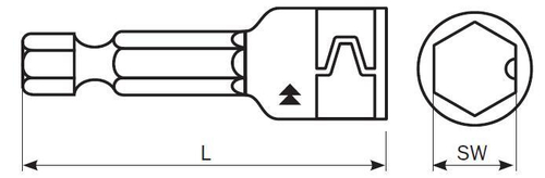 Насадка шестигранная M-HP HARPOON