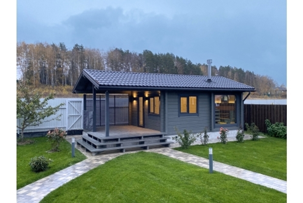 Металлочерепица классик 0,5 Satin RAL 7024 мокрый асфальт