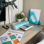 Ламинатор ГЕЛЕОС ЛМ A4 Модерн светло-синий+белый от производителя