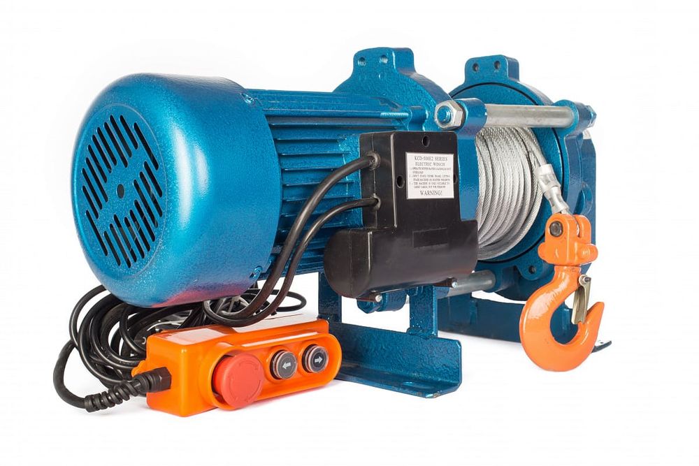 Лебедка электрическая 500 кг 70 м с канатом 380 В TOR KCD*
