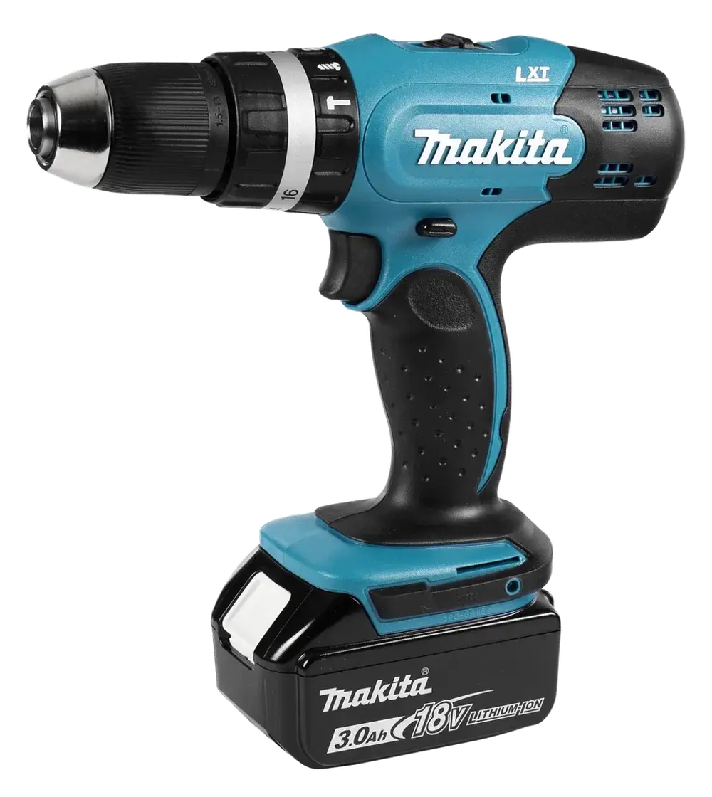 Дрель-шуруповерт ударный Makita DHP453RFE