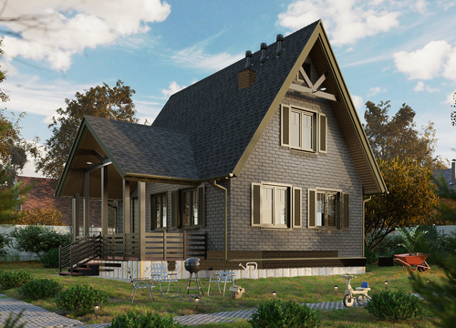 Ламинированная черепица Серия Dragon Premium, ежевика