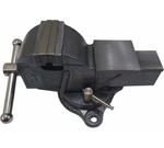 Слесарные тиски GRIFF 75 мм, серия PRO, поворотные, стальные губки, с наковальней 5кг g164022