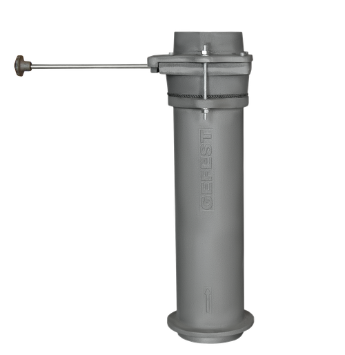 Модуль шиберный GFS чугунный 130/500 стартовый (труба + шибер МП)