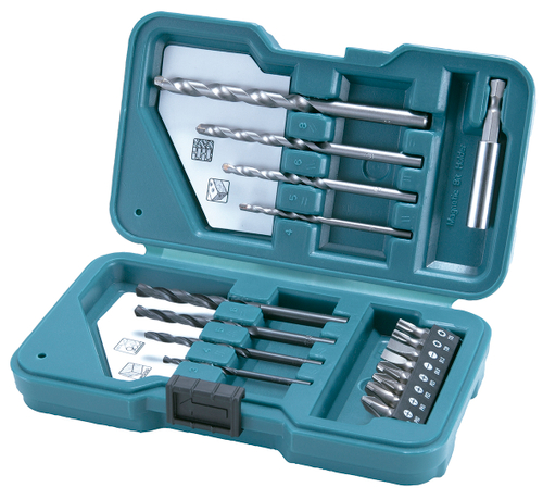 Набор насадок и сверл SQUARE, 17 шт Makita D-40200