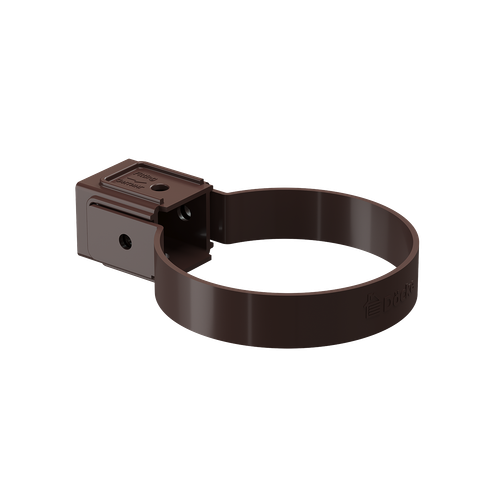 Хомут универсальный для водосточной трубы Standard, тёмно-коричневый
