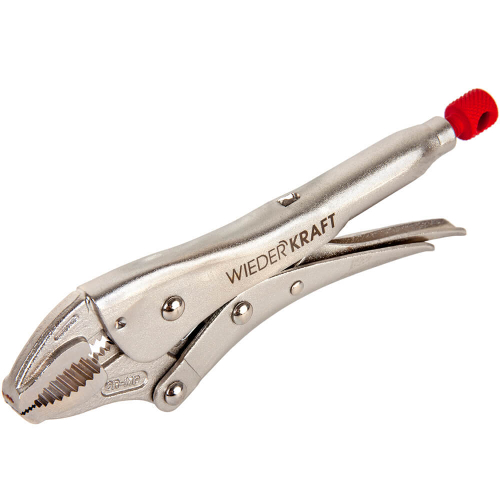 WDK-65103 Зажим  сварочный  С-образный  с  тонкими губками с фиксатором.  Струбцины сварочные.