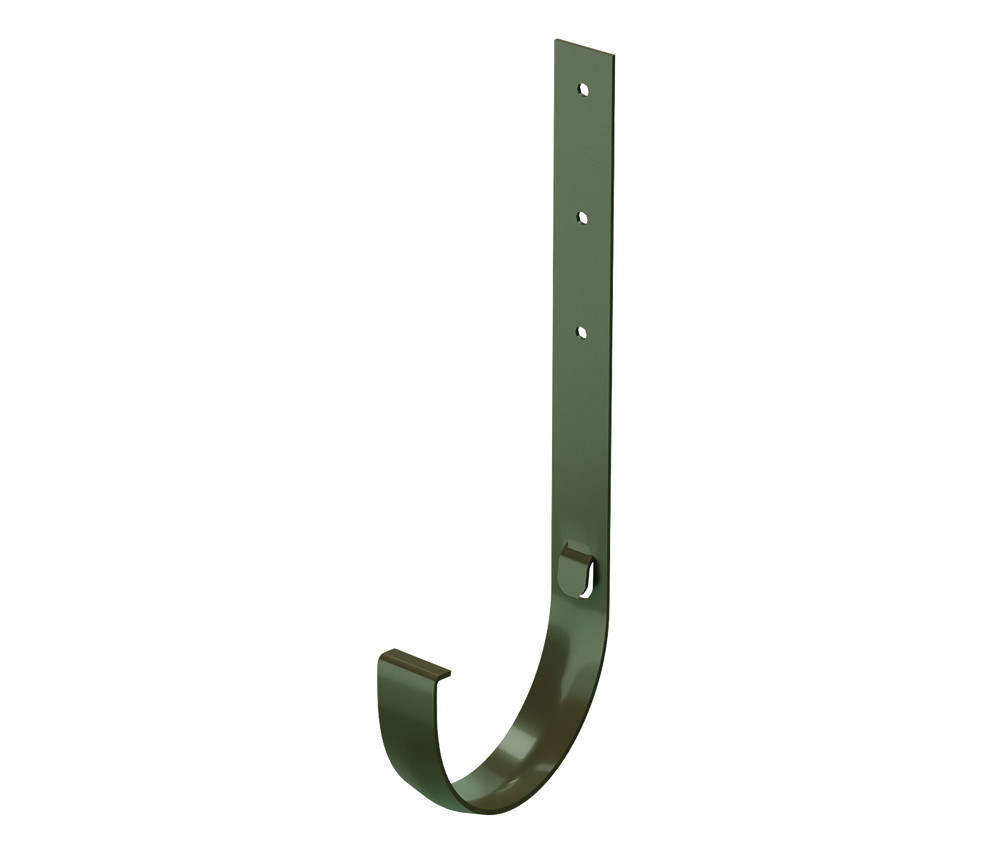 Кронштейн желоба металлический Standard, зелёный
