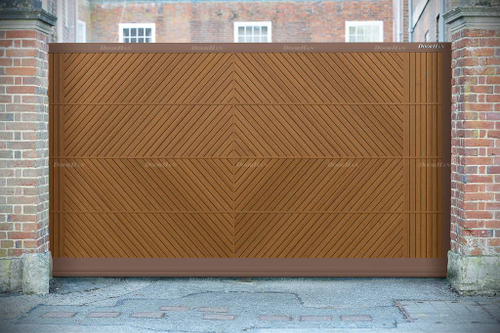 Уличные откатные ворота Premium, 3200х2200