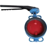 Затвор дисковый поворотный межфланцевый Ду250 Ру16 Tecofi VPI4448-02EP0250