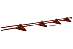Снегозадержатель NEW трубчатый Grand Line RAL 3009 3м