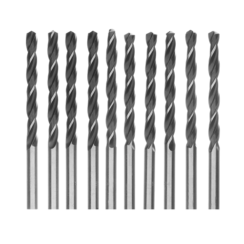 Сверло по металлу, 7 мм, быстрорежущая сталь, 10 шт, цилиндрический хвостовик Сибртех