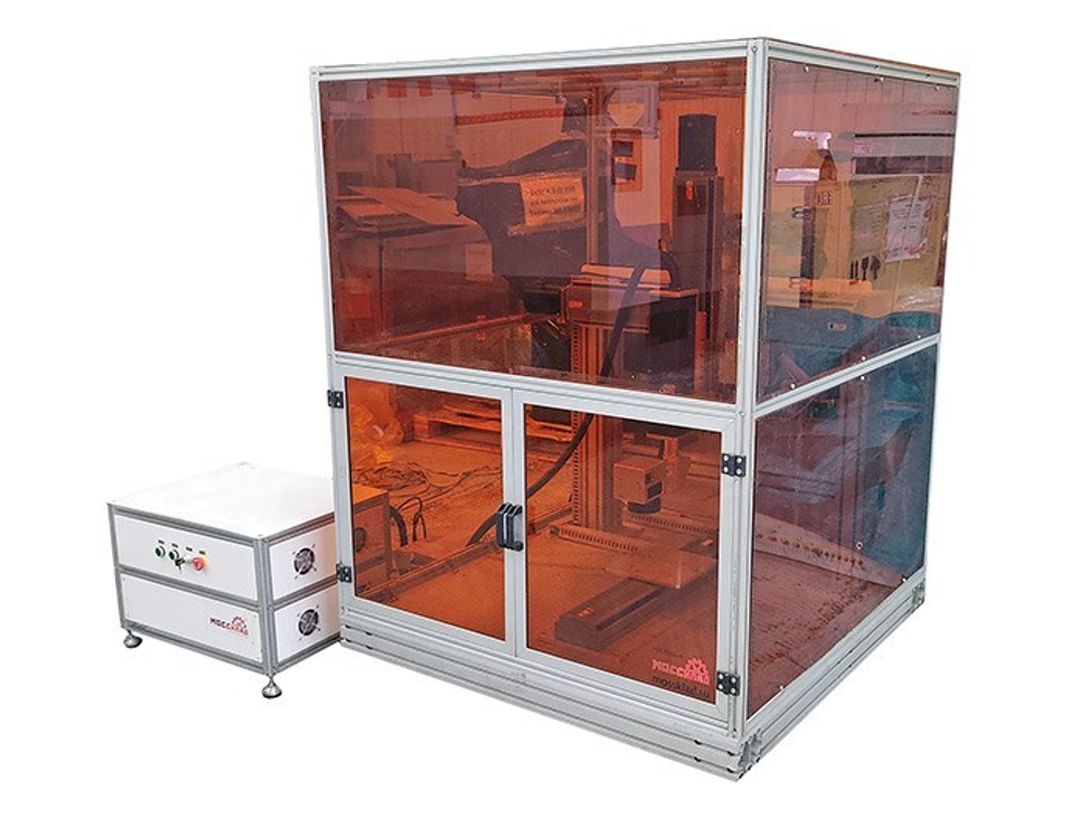 Установка лазерной маркировки и гравировки FABTEC (100W) Raycus линза 110*110 мм