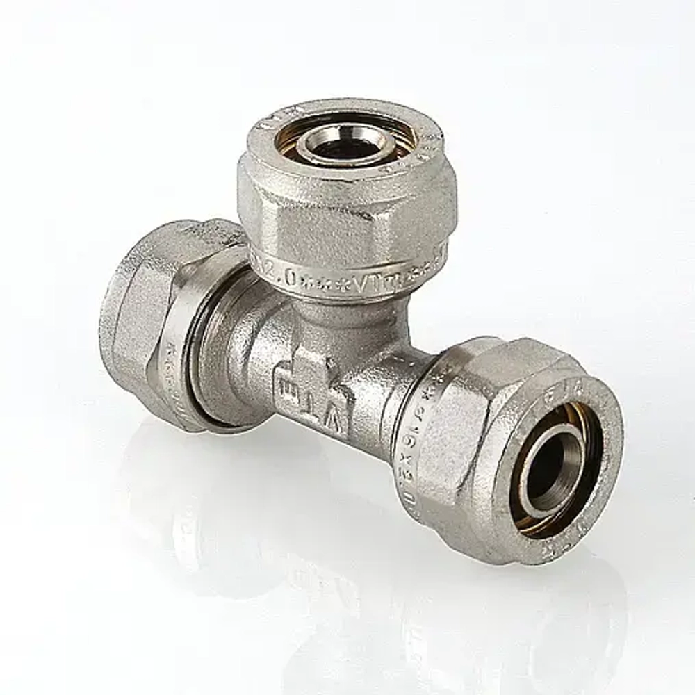 Тройник компрессионный редукционный 26мм x 16мм x 26мм Valtec VTm.331.N.261626