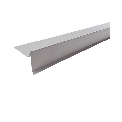 Планка торцевая полиэстер RAL 7004 серая 75х25х65х5 мм, 2 м, шт