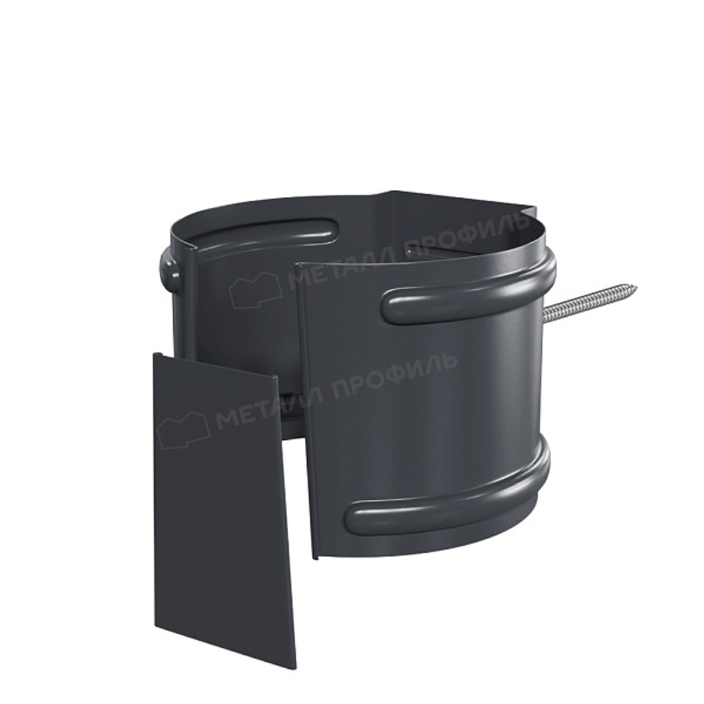 Держатель трубы (на кирпич) МЕТАЛЛ ПРОФИЛЬ Foramina PUR D100 Ral 7024