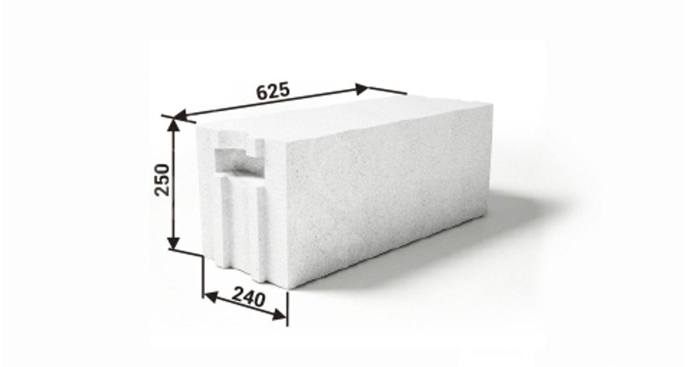 Газобетонный блок ИНСИ 240-600-3.5