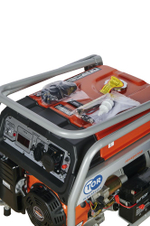 Генератор бензиновый 9,0 кВт 220В 26 л с электростартером и колесами TOR KM13000H