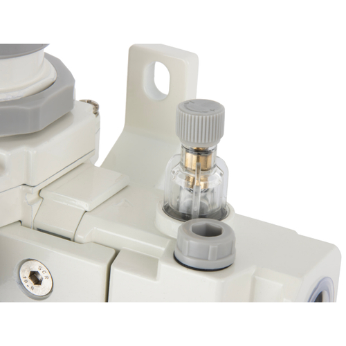 AC4010-04 Блок подготовки воздуха 1/2" с фильтром, манометром, маслораспылителем и регулятором давле