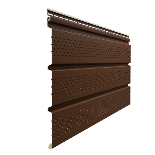 Софит Premium, T4 с полной перфорацией, каштан