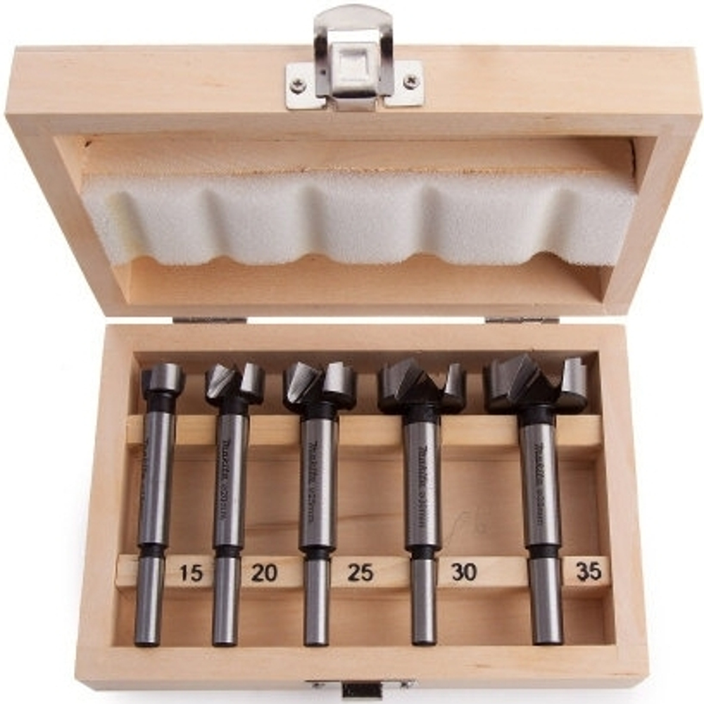 Набор сверл Форстнера, 5 шт Makita D-47357