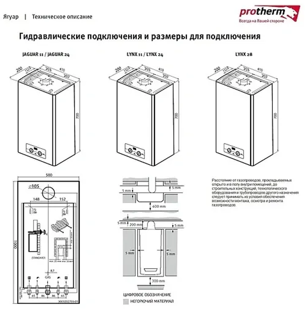 Котел настенный газовый Рысь HK 28 0010015363 Protherm