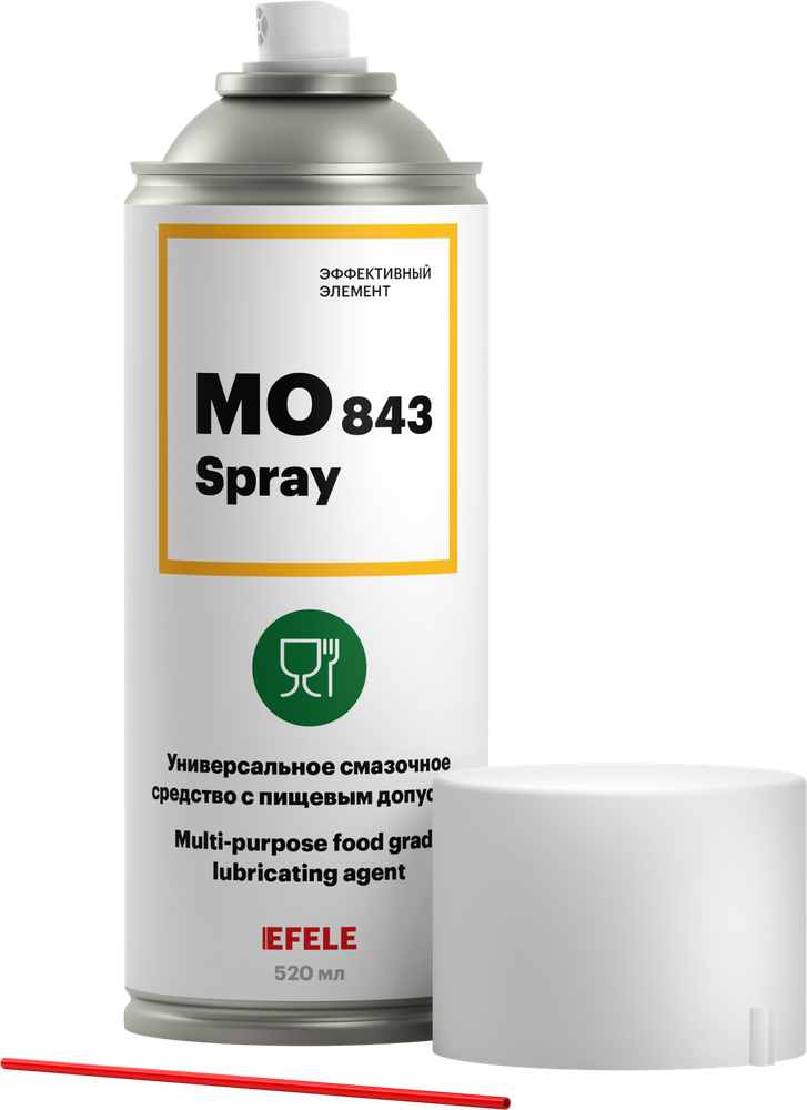 Универсальное масло EFELE MO-843 SPRAY с пищевым допуском NSF 3H и H1